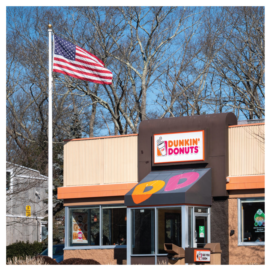 20' Internal Flagpole - Gates Flag & Banner