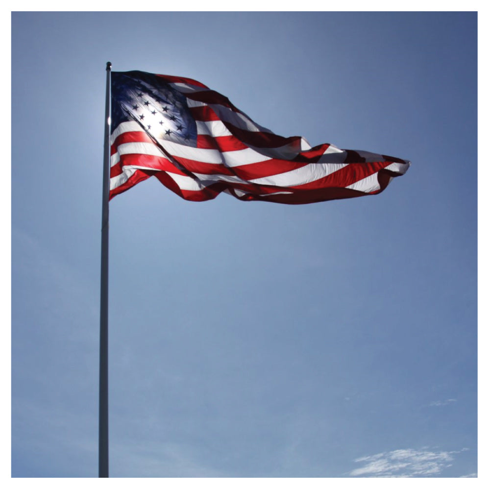 20' Internal Flagpole - Gates Flag & Banner