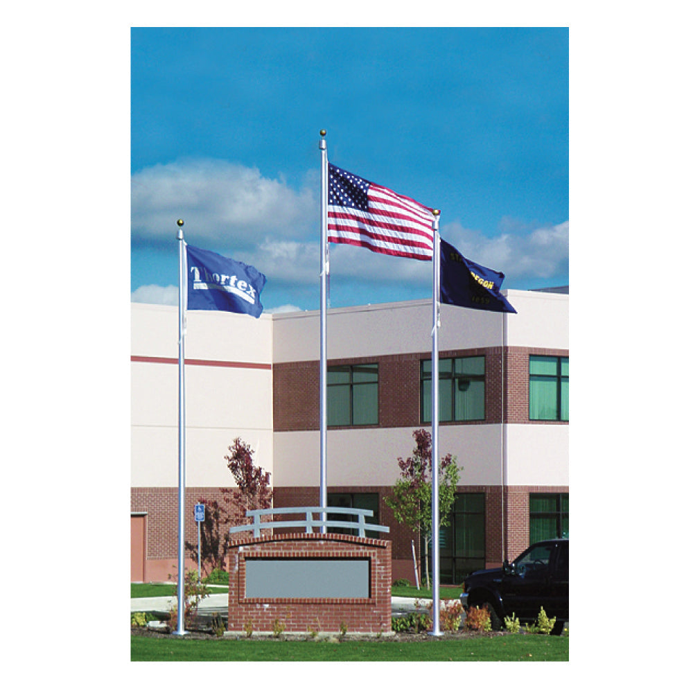 30' Internal Flagpole - Gates Flag & Banner