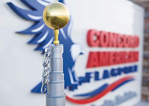 American Elite Telescoping Flagpole - Gates Flag & Banner