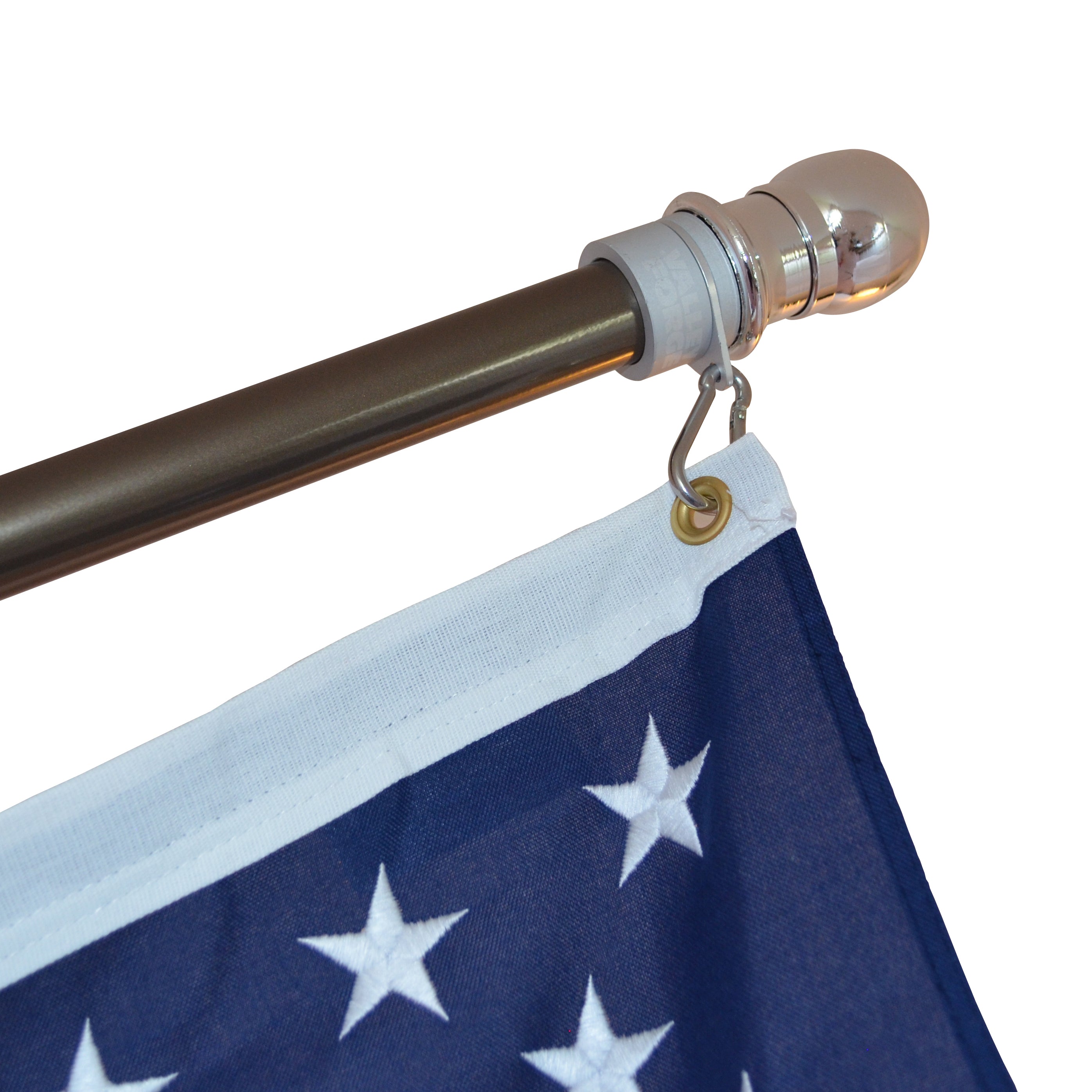 Prestige Series Flagpole Kit - Gates Flag & Banner