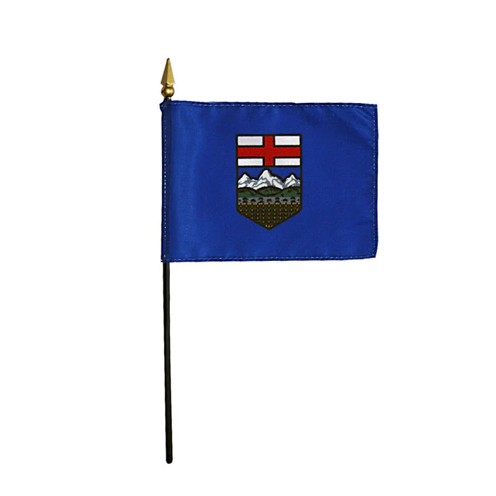 Depiction of Alberta Stick Flag - Gates Flag & Banner