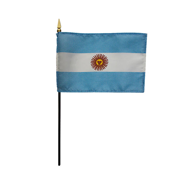 Depiction of Argentina Government Stick Flag - Gates Flag & Banner