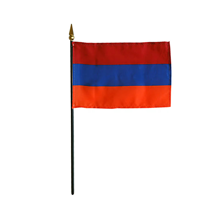 Depiction of Armenia Stick Flag - Gates Flag & Banner