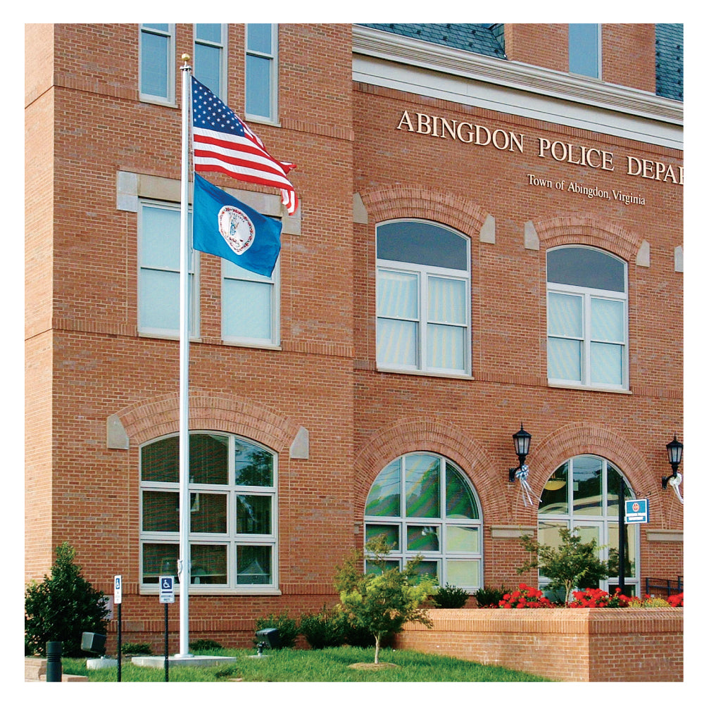 40' Internal Flagpole - Gates Flag & Banner