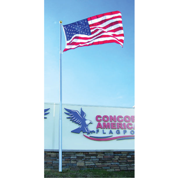 American Elite Telescoping Flagpole - Gates Flag & Banner
