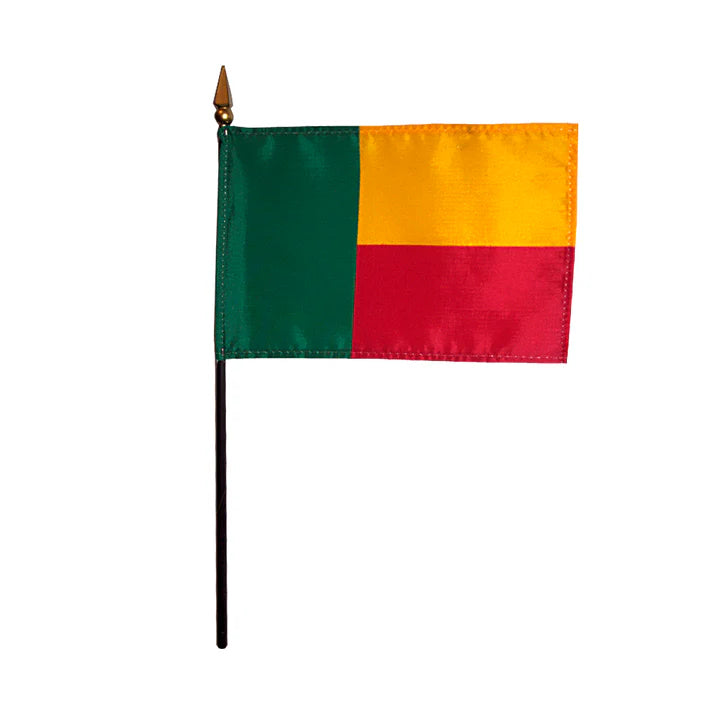 Depiction of Benin Stick Flag - Gates Flag & Banner