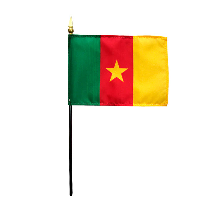 Depiction of Cameroon Stick Flag - Gates Flag & Banner