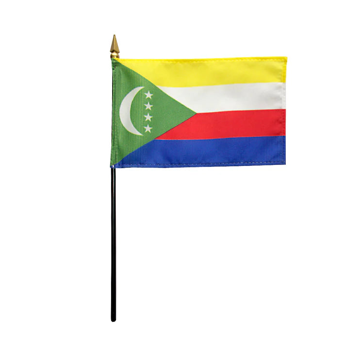 Depiction of Comoros Stick Flag - Gates Flag & Banner