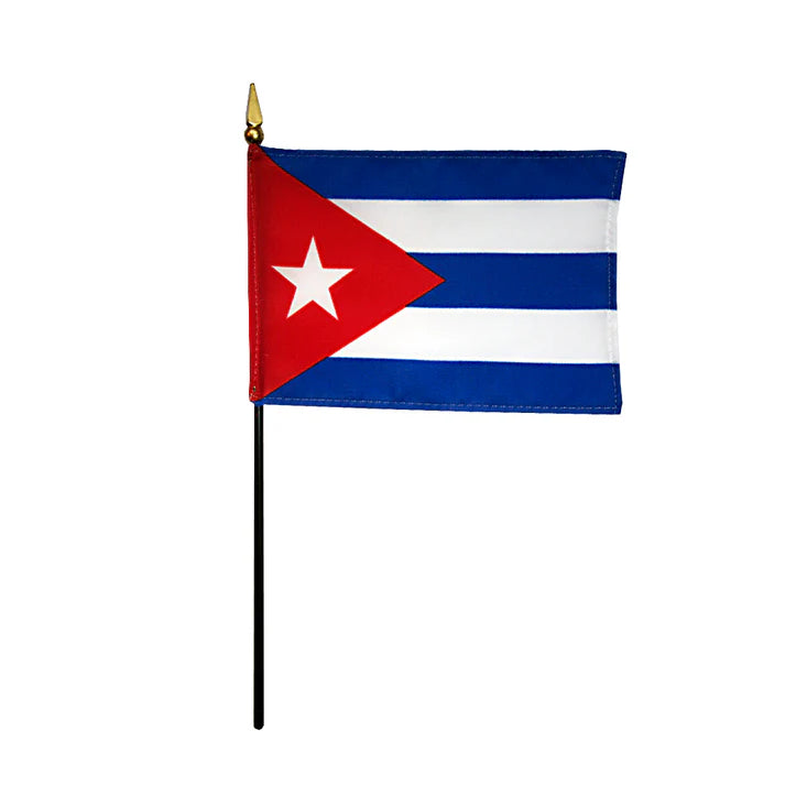 Depiction of Cuba Stick Flag - Gates Flag & Banner