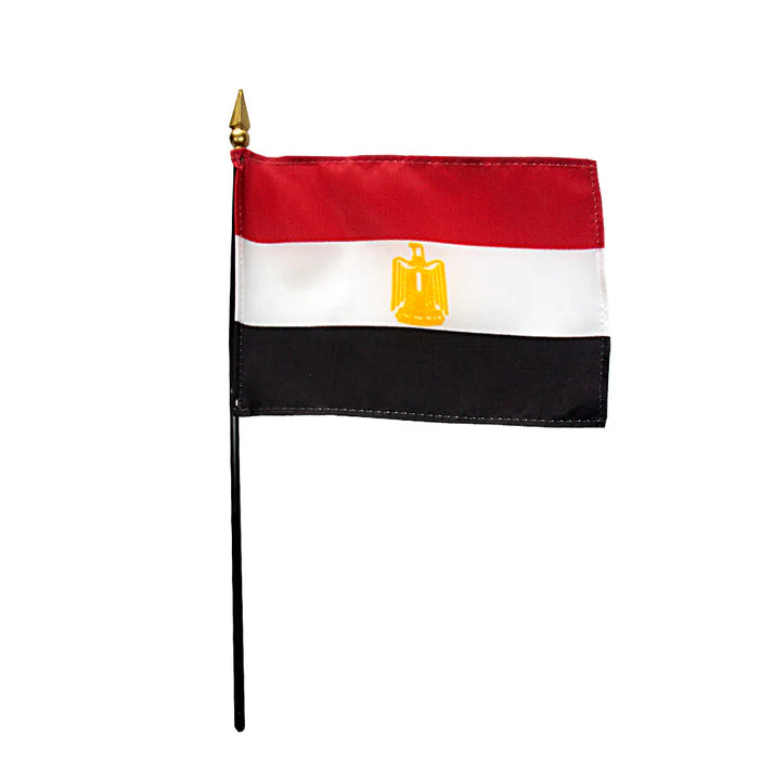 Depiction of Egypt Stick Flag - Gates Flag & Banner