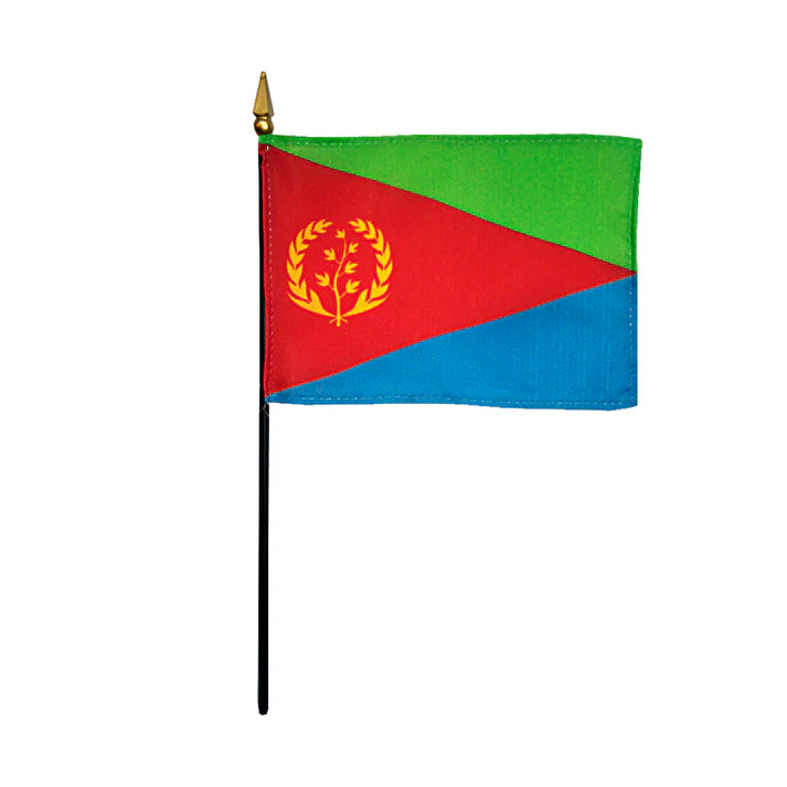 Depiction of Eritrea Stick Flag - Gates Flag & Banner
