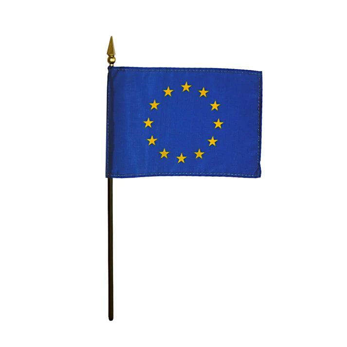 Depiction of European Union Stick Flag - Gates Flag & Banner