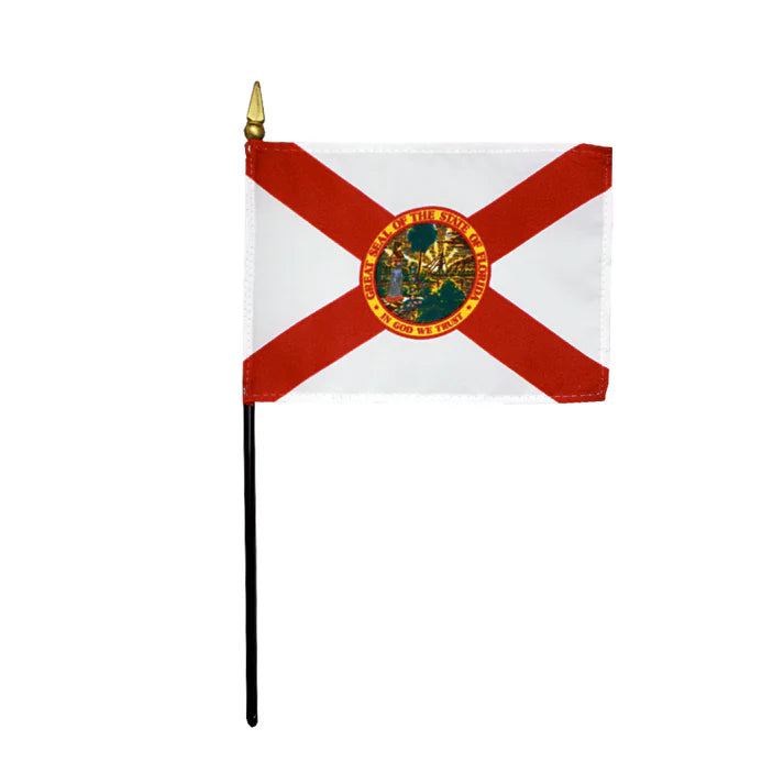 Depiction or Florida state stick flag - Gates Flag & Banner