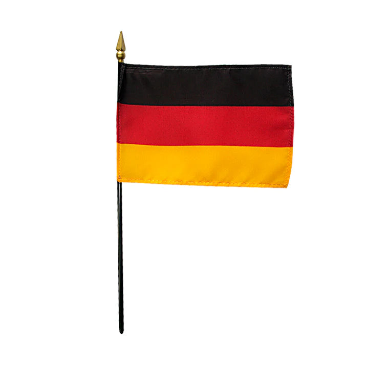 Depiction of Germany Stick Flag - Gates Flag & Banner