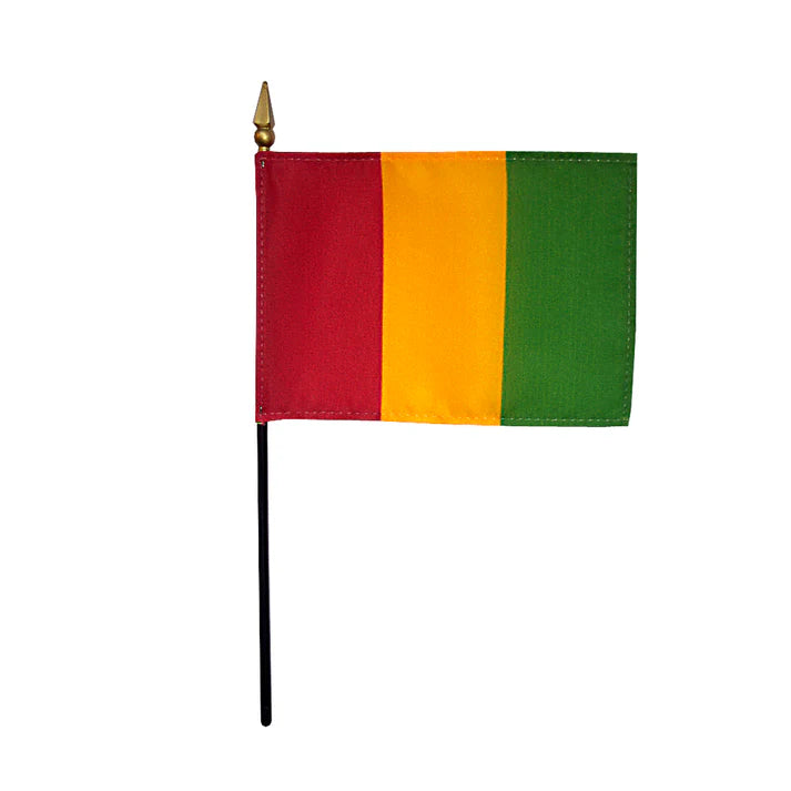 Depiction of Guinea Stick Flag - Gates Flag & Banner
