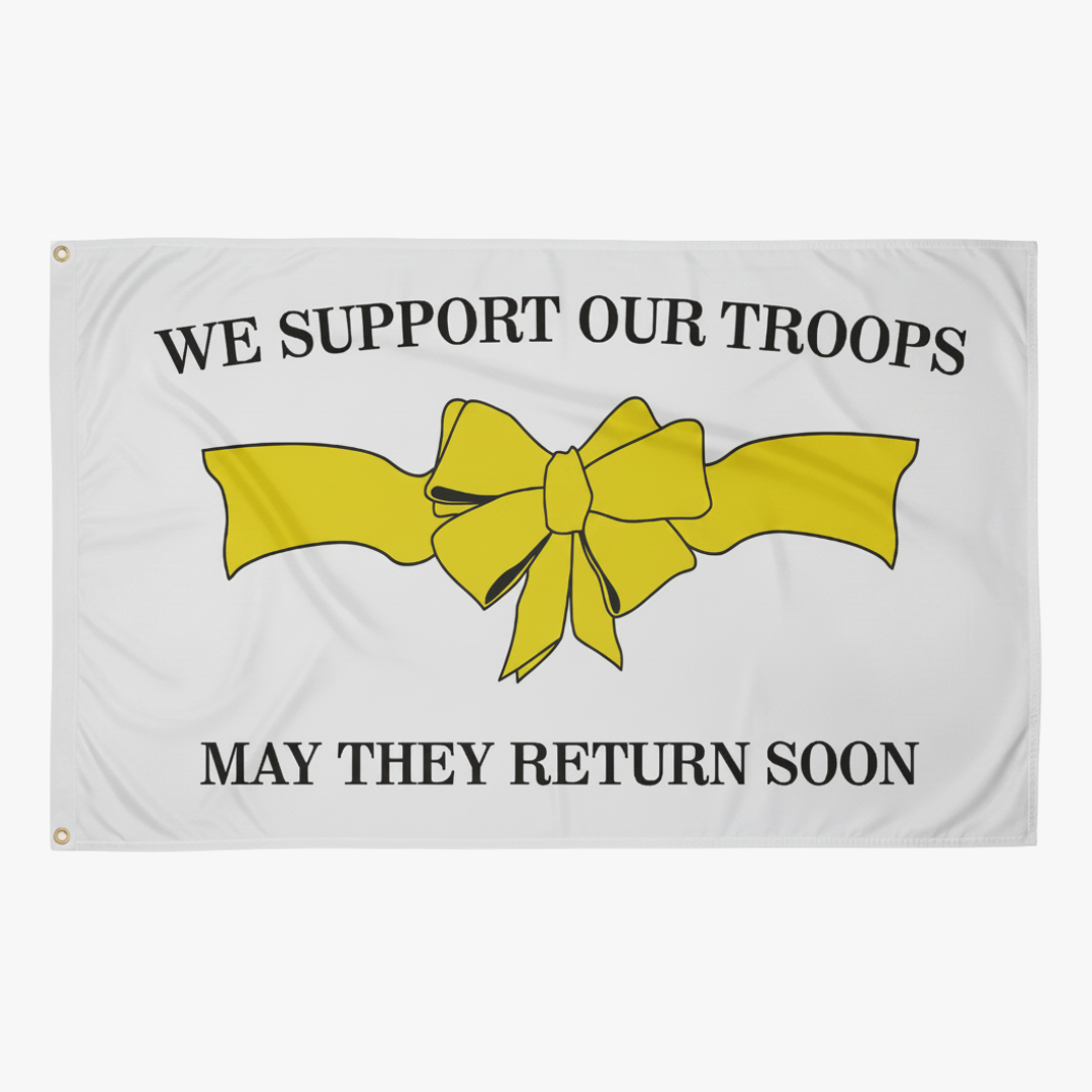 We Support our Troops Flag