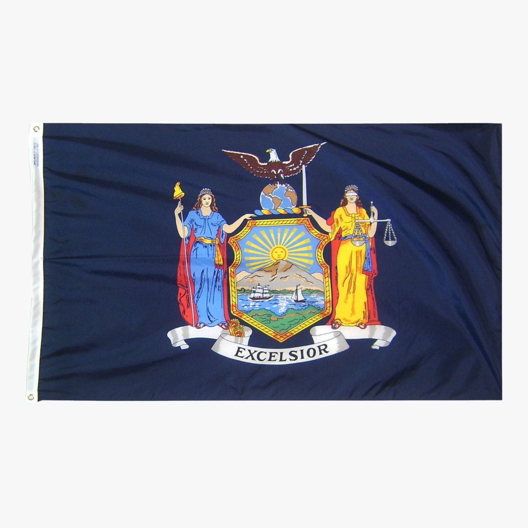 Depiction of New York State Flag - Gates Flag & Banner