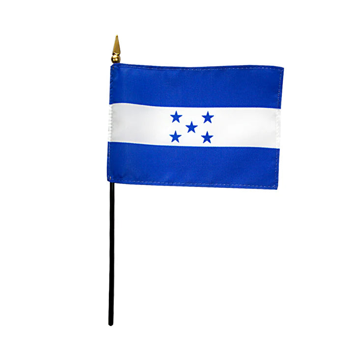 Depiction of Honduras Stick Flag - Gates Flag & Banner