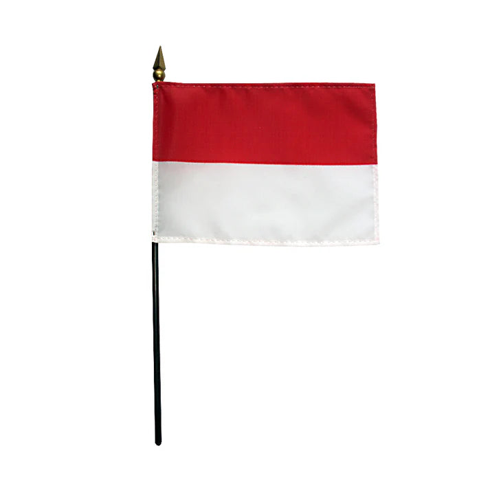 Depiction of Indonesia Stick Flag - Gates Flag & Banner