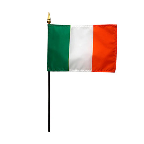 Depiction of Ireland Stick Flag - Gates Flag & Banner