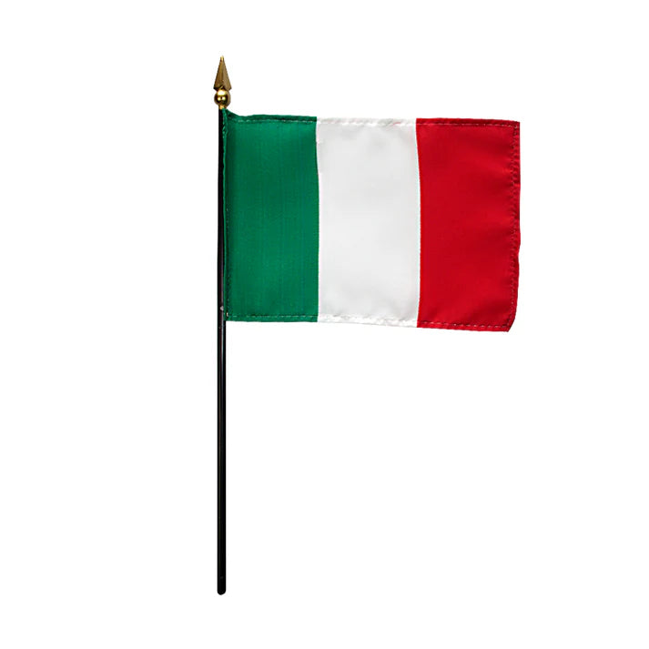 Depiction of Italy Stick Flag - Gates Flag & Banner