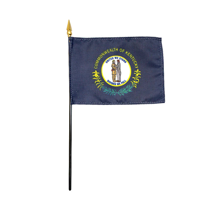 Depiction of Kentucky Stick Flag - Gates Flag & Banner