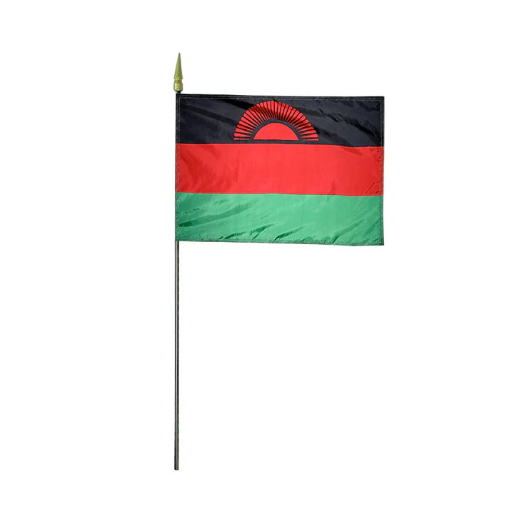 Depiction of Malawi Stick Flag - Gates Flag & Banner