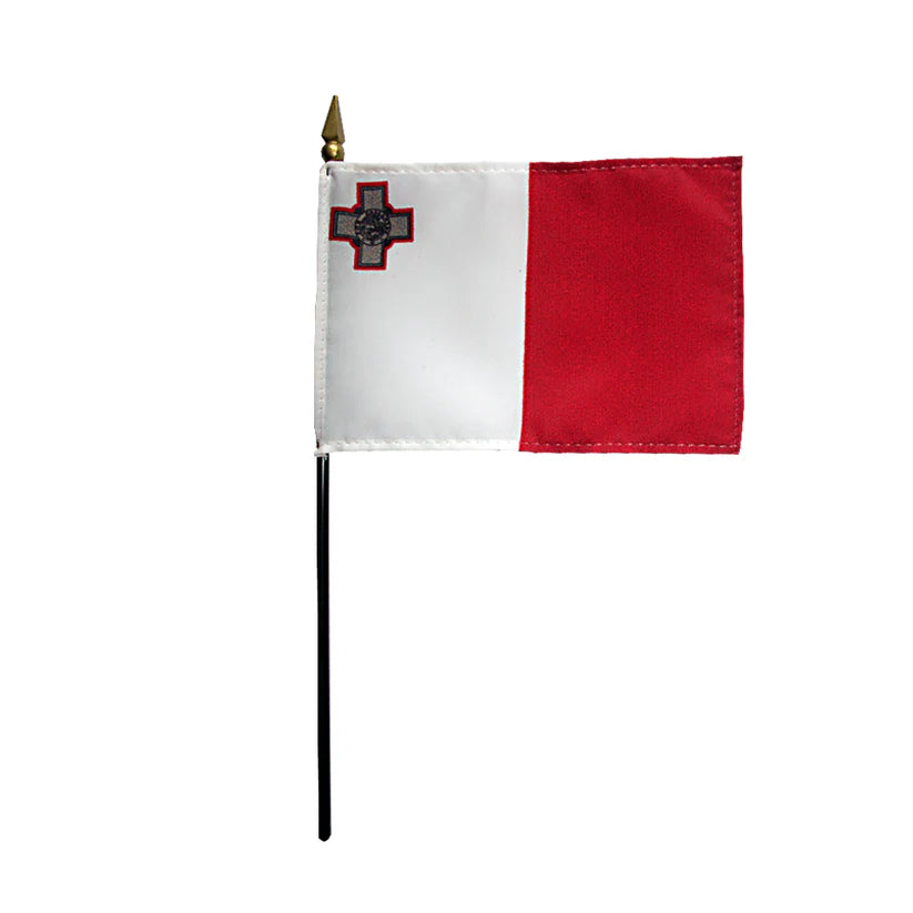 Depiction of Malta Stick Flag - Gates Flag & Banner