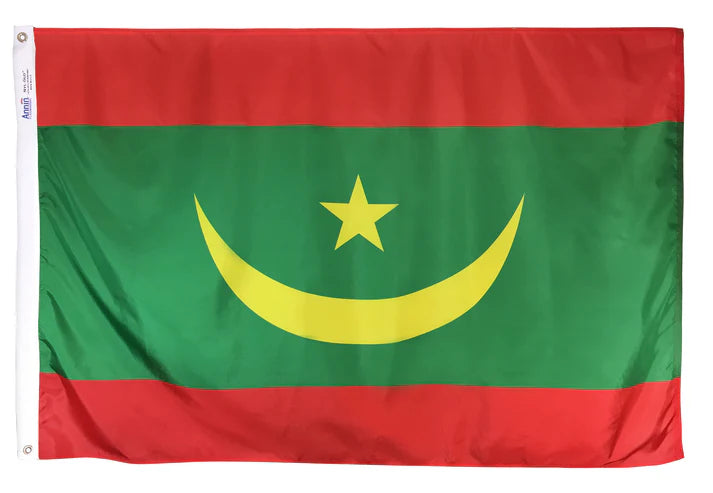 Depiction of Mauritania Flag - Gates Flag & Banner