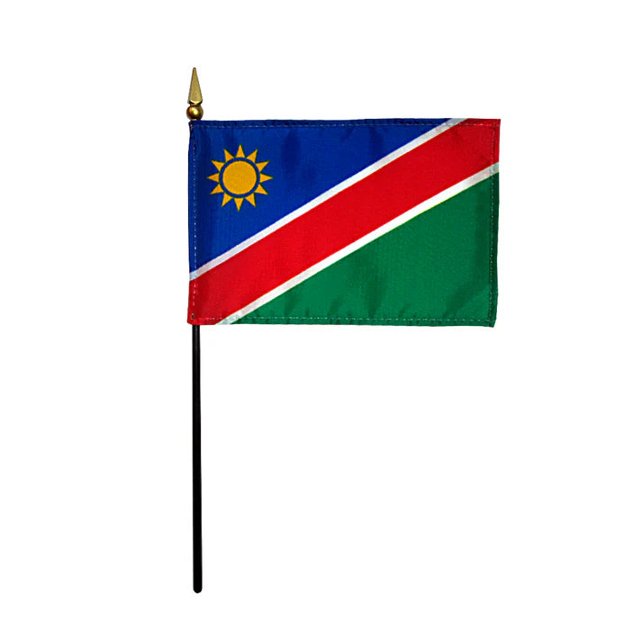 Depiction of Namibia Stick Flag - Gates Flag & Banner
