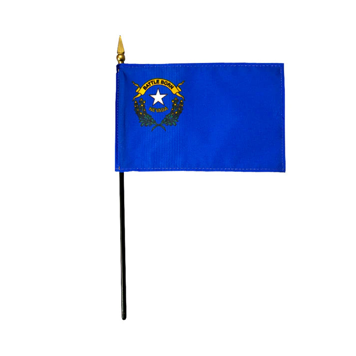 Depiction of Nevada State Stick Flag - Gates Flag & Banner