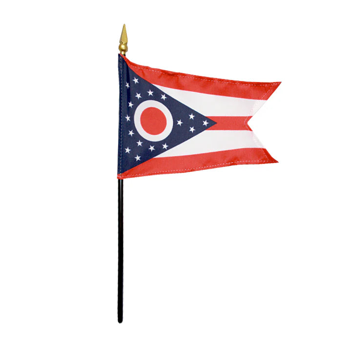 Depiction of Ohio State Stick Flag - Gates Flag & Banner