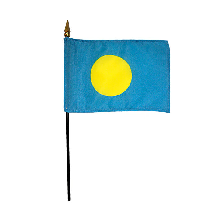Depiction of Palau Stick Flag - Gates Flag & Banner