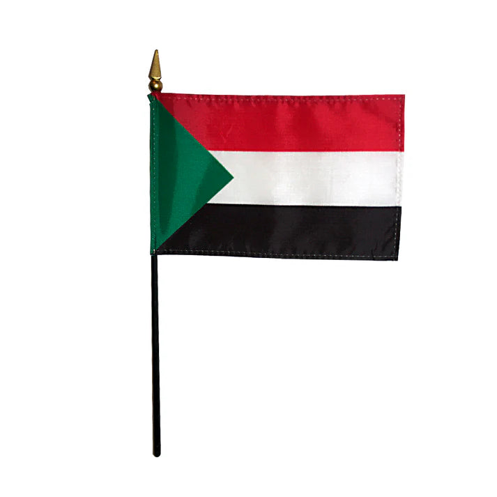 Depiction of Sudan Stick Flag - Gates Flag & Banner