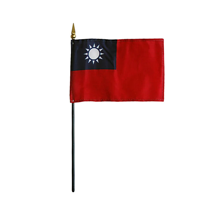 Depiction of Taiwan Stick Flag - Gates Flag & Banner