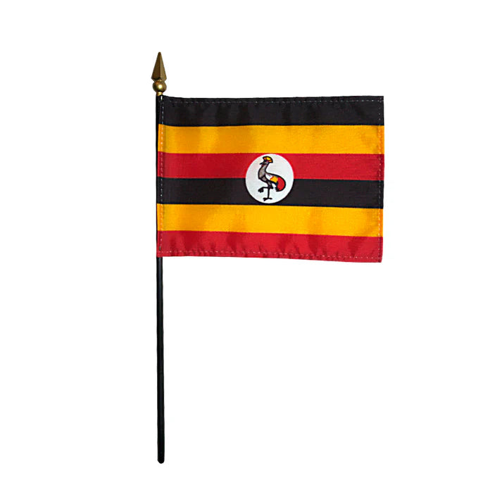 Depiction of Uganda Stick Flag - Gates Flag & Banner