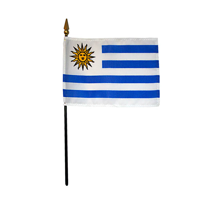 Depiction of Uruguay Stick Flag - Gates Flag & Banner