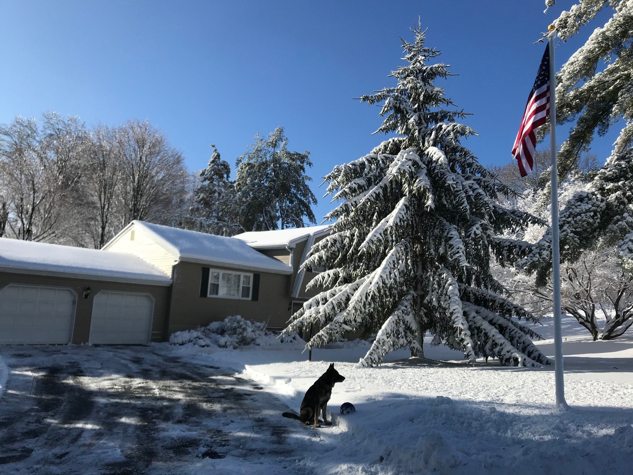 Commercial External Fiberglass Flagpole - Gates Flag & Banner