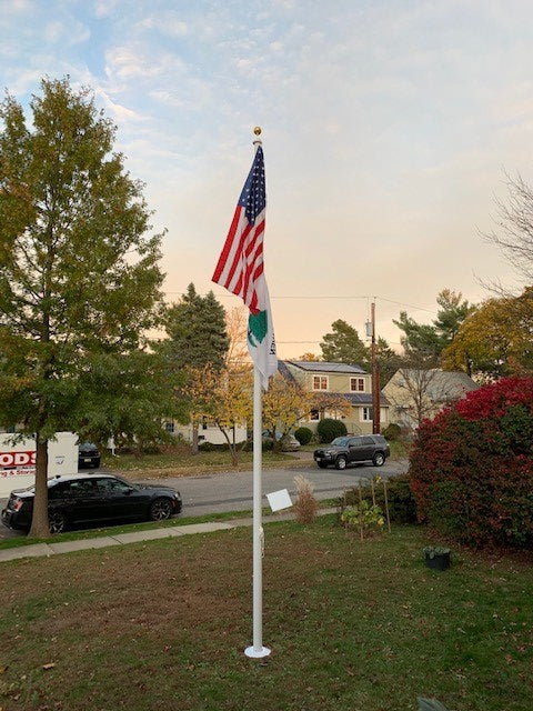 Residential Fiberglass Flagpole - Gates Flag & Banner