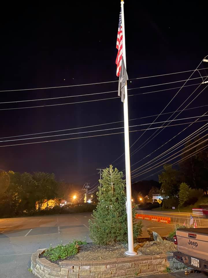 Commercial External Fiberglass Flagpole - Gates Flag & Banner