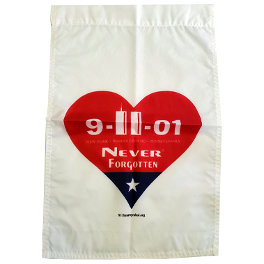 9/11 Heart Flag - Gates Flag & Banner