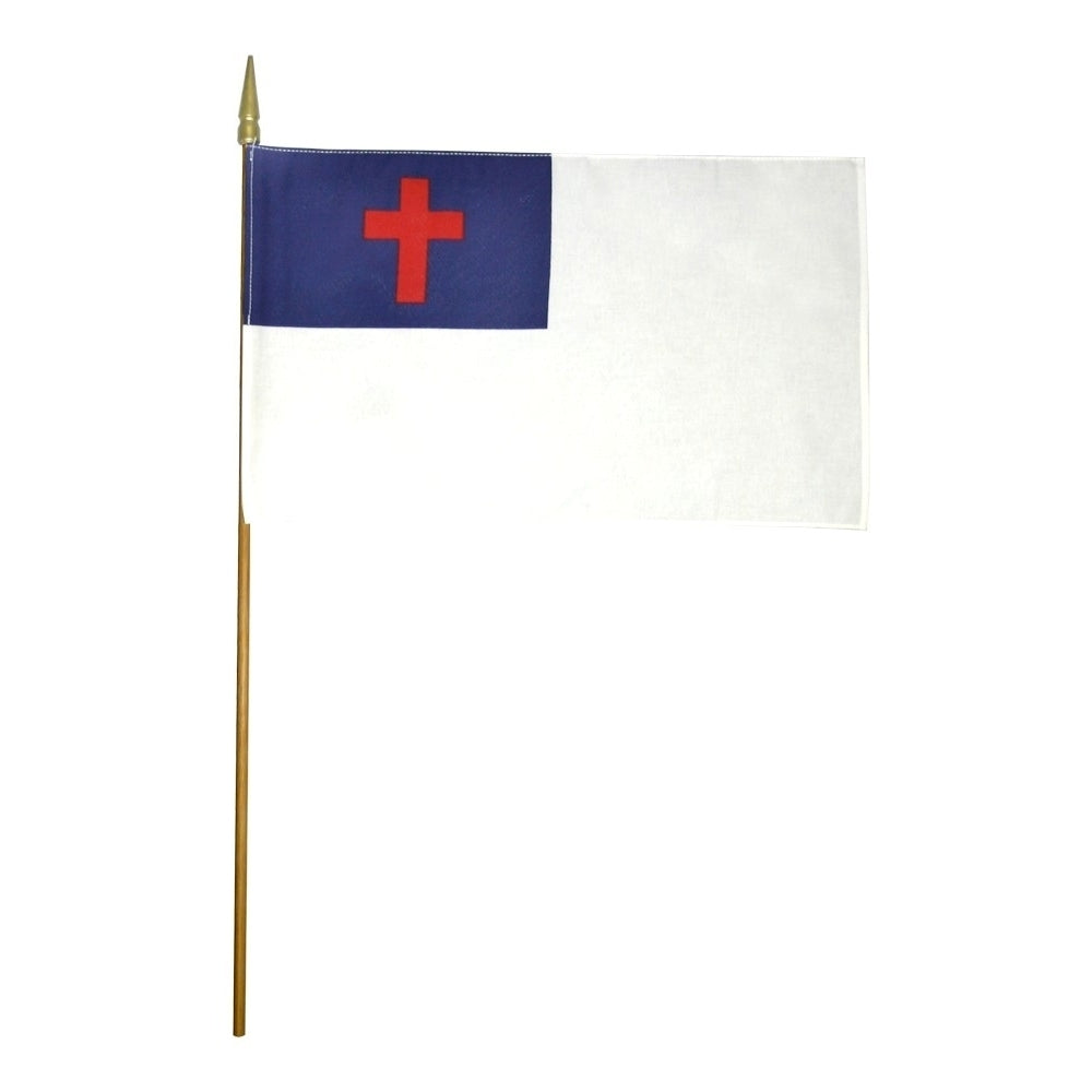 Christian Stick Flag - Gates Flag & Banner
