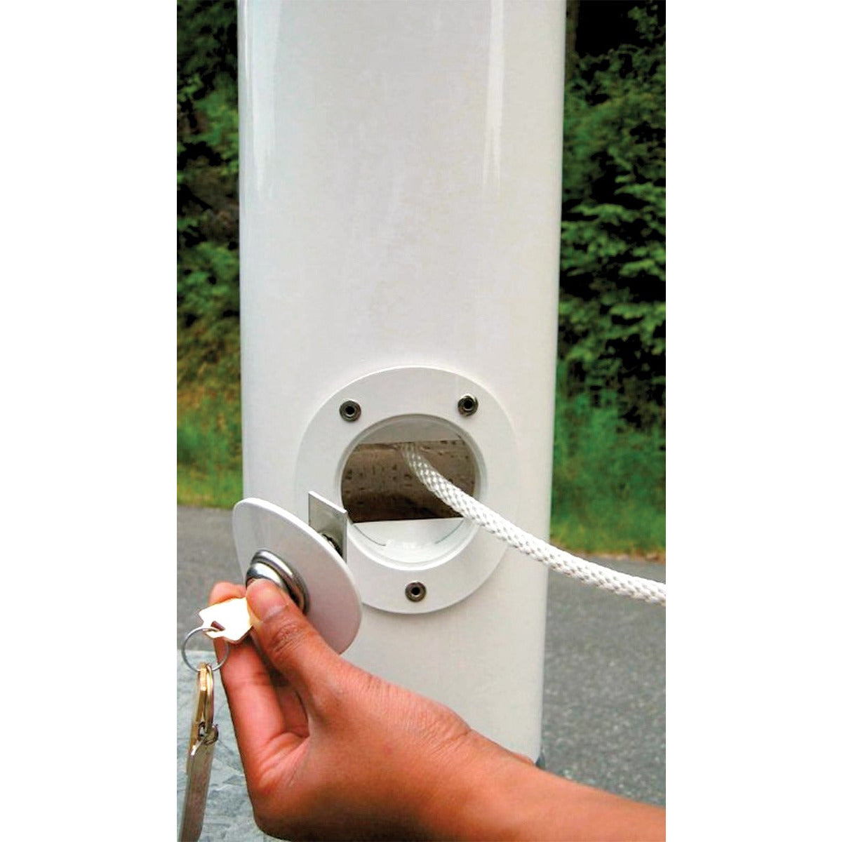 Commercial Internal Fiberglass Flagpole - Gates Flag & Banner