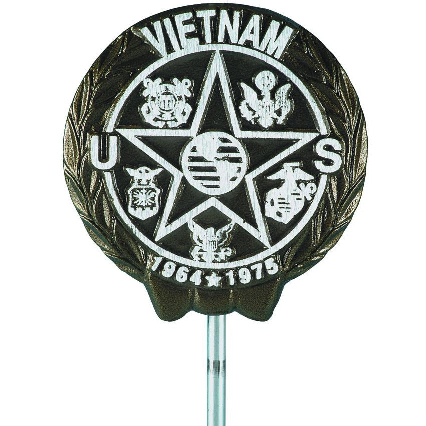 Vietnam War Service Grave Marker - Gates Flag & Banner