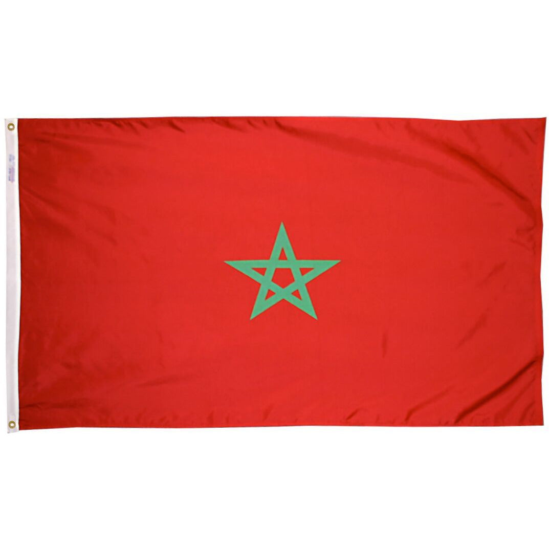 Depiction of Morocco Flag - Gates Flag & Banner
