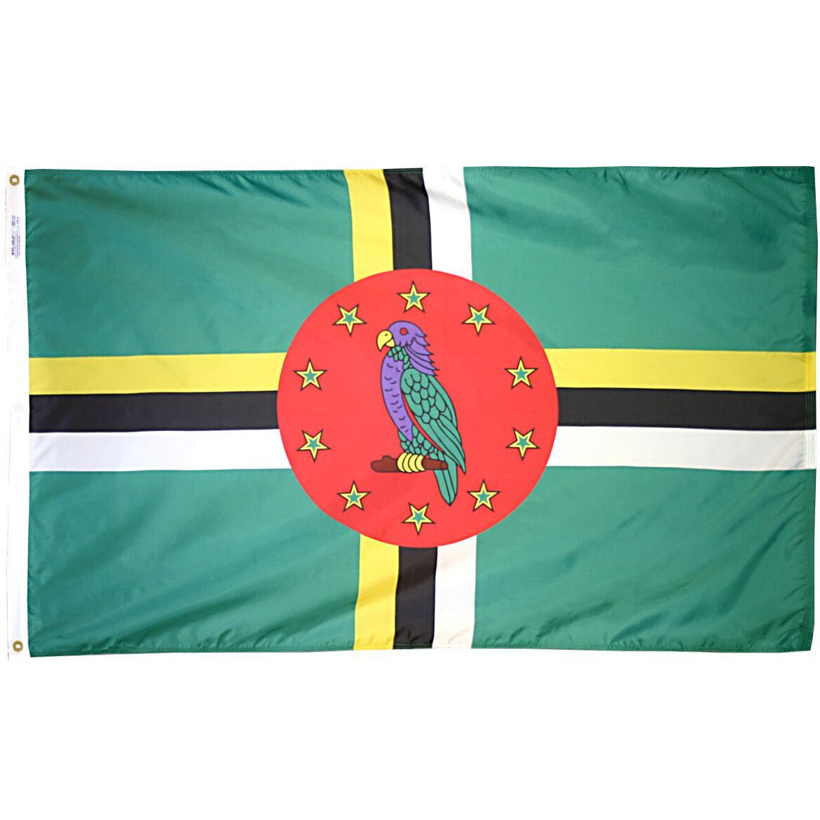 Depiction of Dominica Flag - Gates Flag & Banner