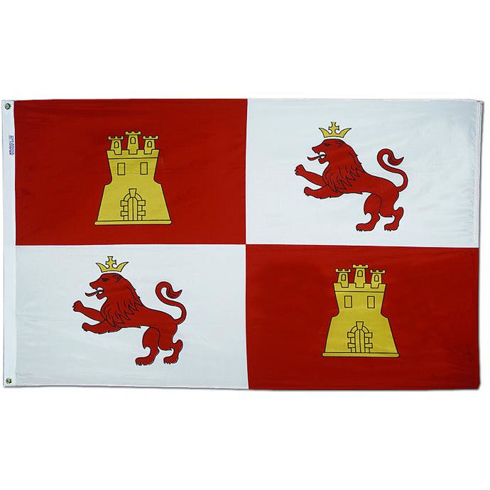Lions and Castles (Royal Standard of Spain) Flag - Gates Flag & Banner
