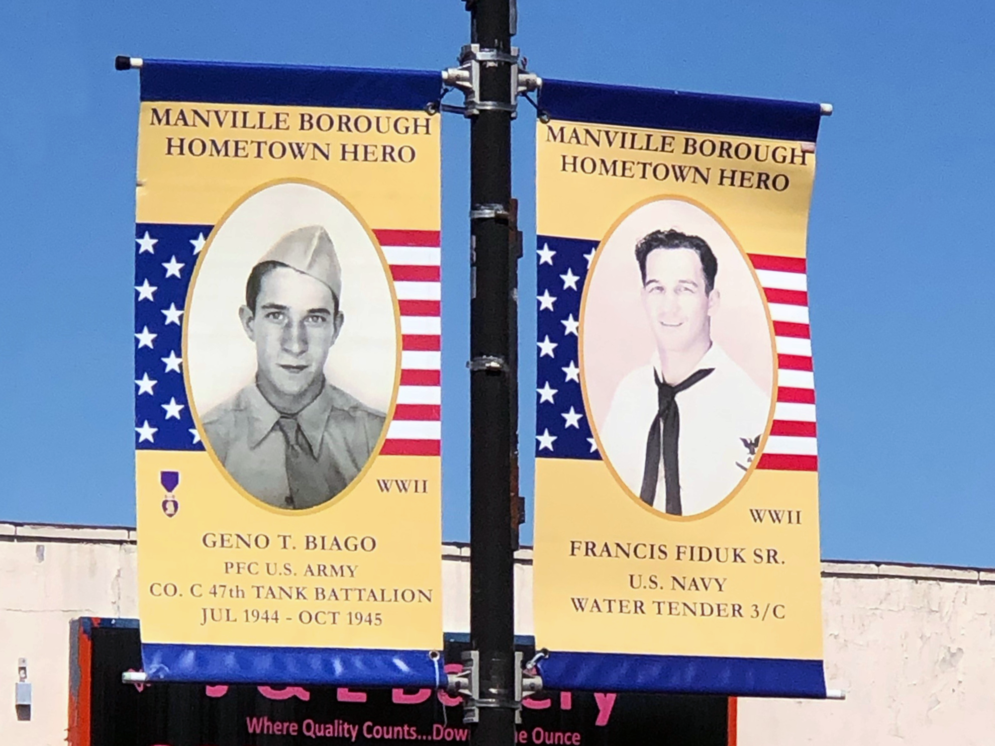 Custom Veteran Hero Banners - Gates Flag & Banner