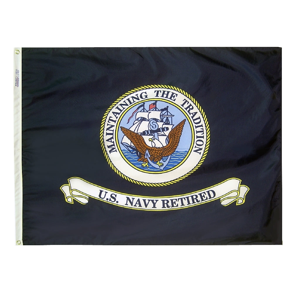 U.S. Navy Retired Flag - Gates Flag & Banner